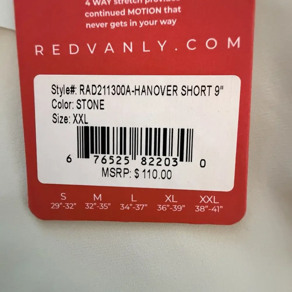 New Redvanly Men's Golf Hanover Shorts 9